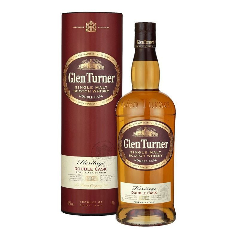 WHISKY  GLEN TURNER 12 AÑOS 40° 750 CC.