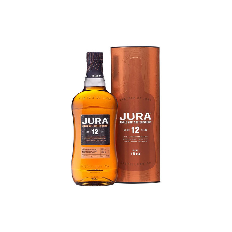 WHISKY JURA MALTA 12 AÑOS 700 CC.