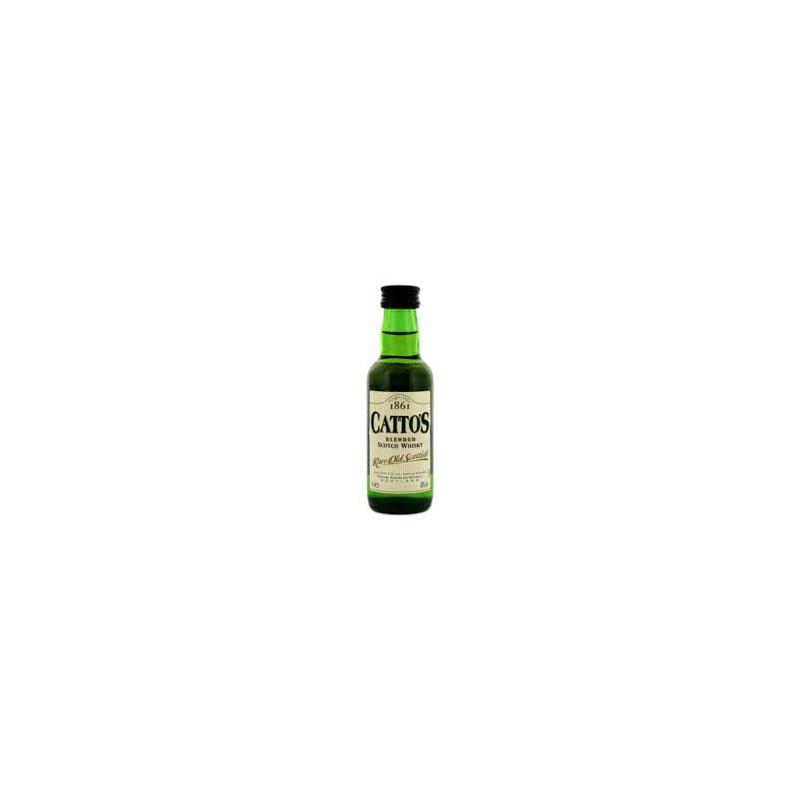 MINIATURA WHISKY CATTOS 50 CC.