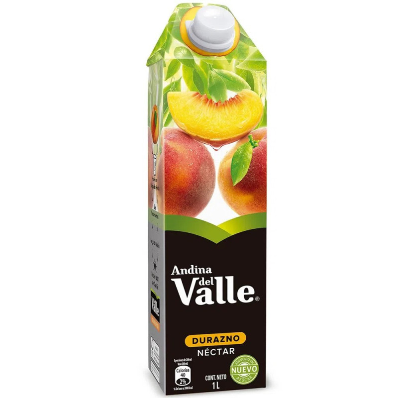 NECTAR ANDINA DURAZNO 6 X 1 LT. TETRA