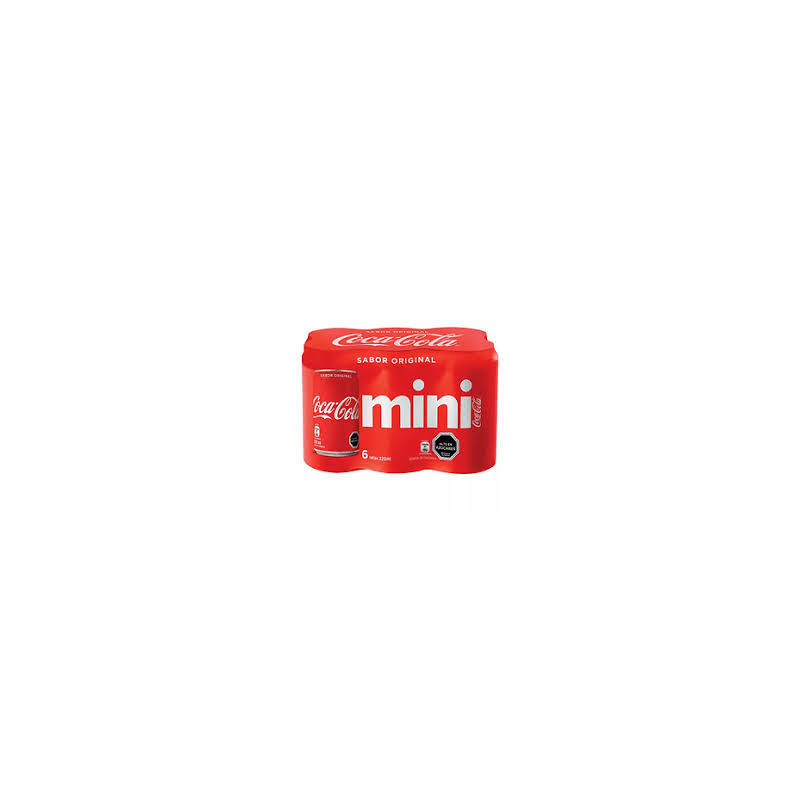 COCA COLA LATA MINI 6 X 220 CC.