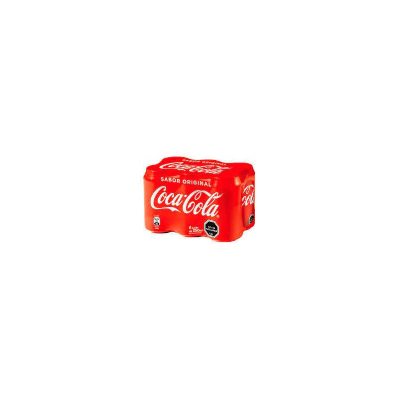 COCA COLA LATA 6 X 350 CC